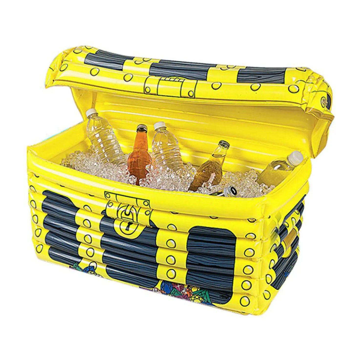 AA81-Indoor Outdoor Inflatable Ice Container PVC Beverage Cooler Treasure Box Multi-Purpose Bar Drinks Cool Leisure Supplies