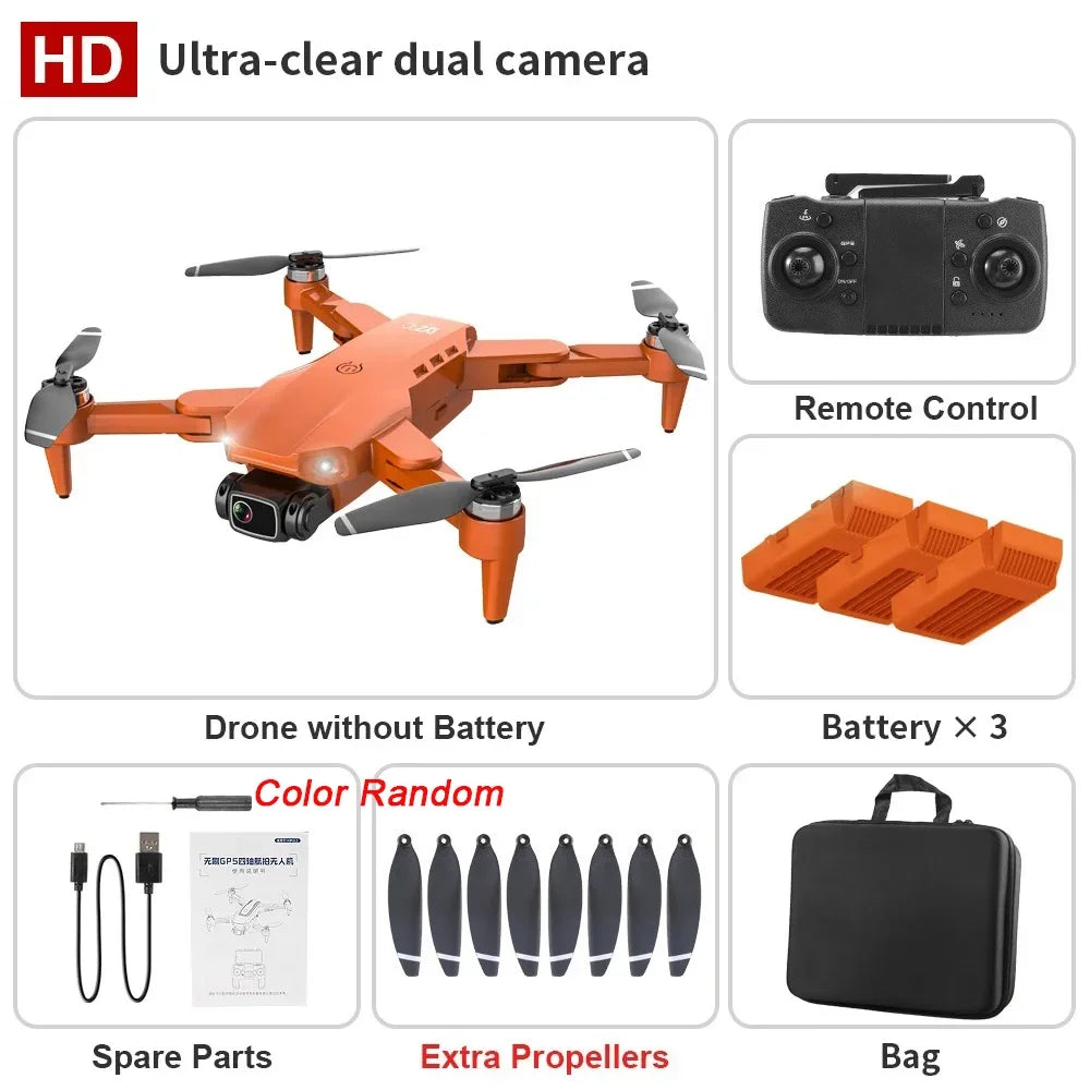 L900 Pro GPS Drone 4K Professional HD Dual Camera 5G Wifi Photography Brushless Foldable Quadcopter RC Distance 1.2KM Drones Toy