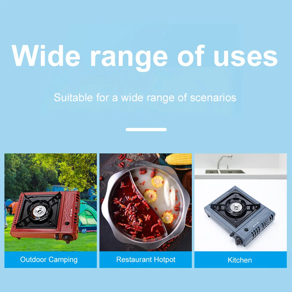 Portable Camping Gas Stove Single Burner Camping Stove Automatic Ignition Cassette Stove Gas Burner for Indoor Outdoor Cooking 
