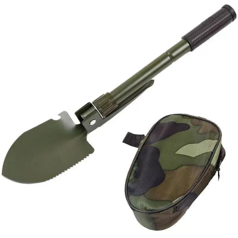 Survival equipment, camping engineer shovel, multi-functional outdoor hoe, military shovel, manganese steel thickened shovel
