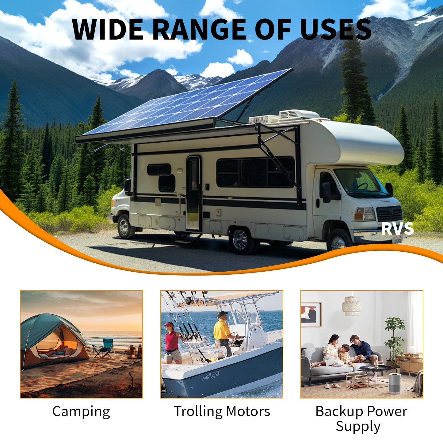 Yeagulch 25.6V 100Ah LiFePO4 Lithium Battery with 100A BMS 2560Wh Power for Solar Off-grid Home Backup Energy Storage RV Fishing