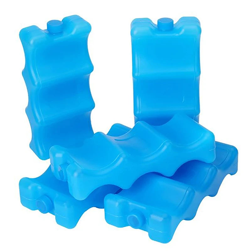 Gel Freezer Ice Blocks Picnic Travel Lunch Reusable Cool Cooler Pack Bag Water Injection Box For FRESH Food Storage