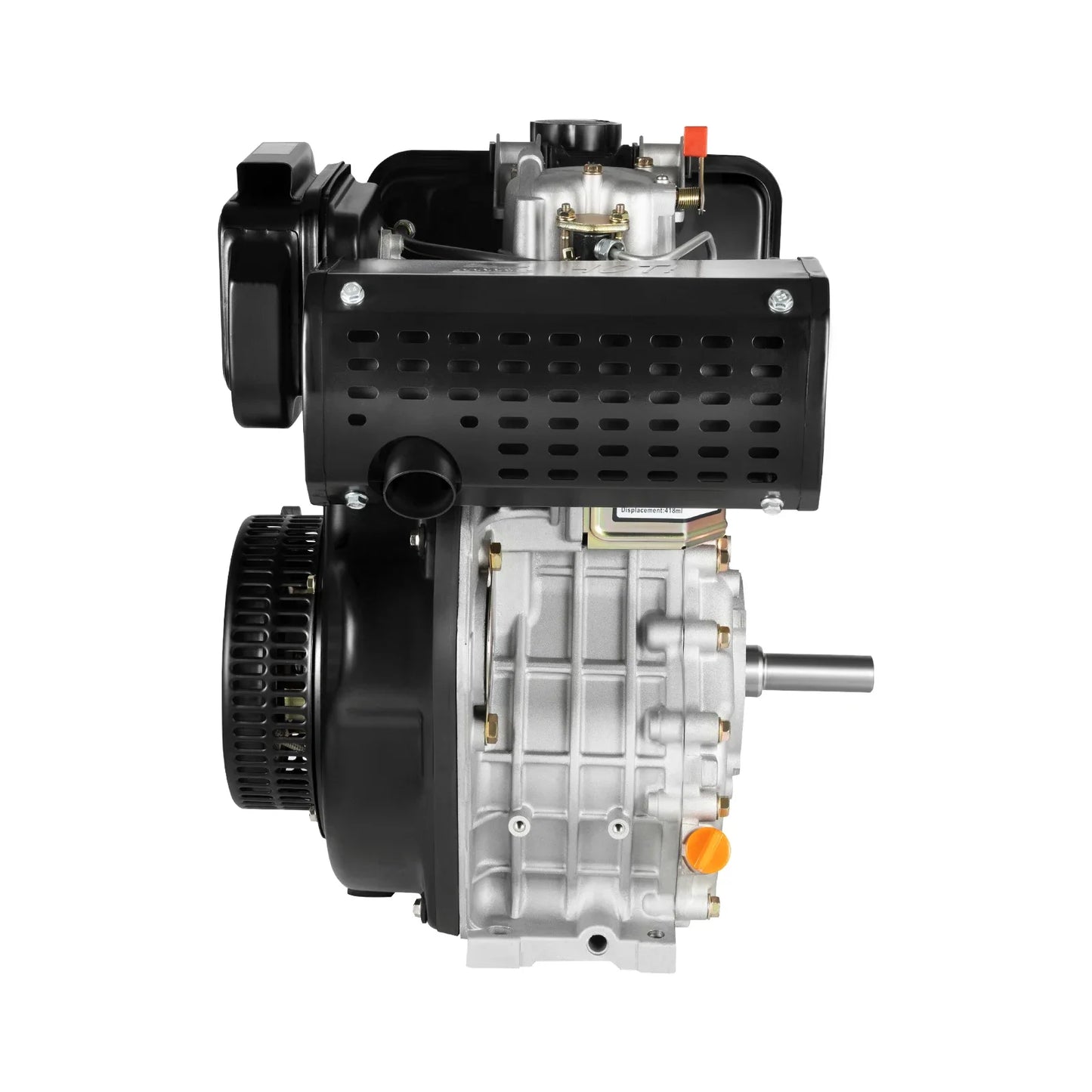 6.3kw  418cc 10 hp single cylinder air-cooled machine, diesel engine, generator motor 3600rpm