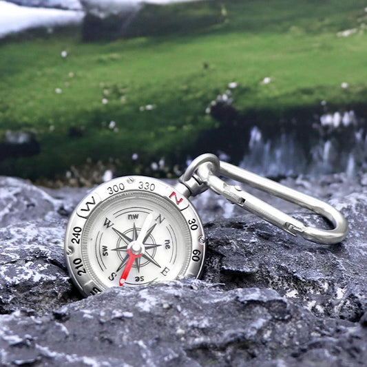Camping Pocket Compass Waterproof Bushcraft Compass Pointing Type Life Compass Forest Guide Navigation Tools