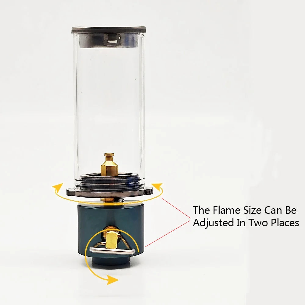 Outdoor Gas Lantern Dreamlike Candle Lamp Portable Tent Lantern Windproof Mantle Lantern Outdoor Camping Lights Tent Lighting