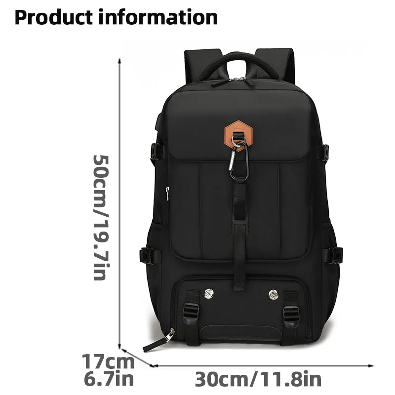 Men's and women's hiking and camping backpacks, classic laptop backpacks, waterproof backpacks suitable for 17 inch laptops and