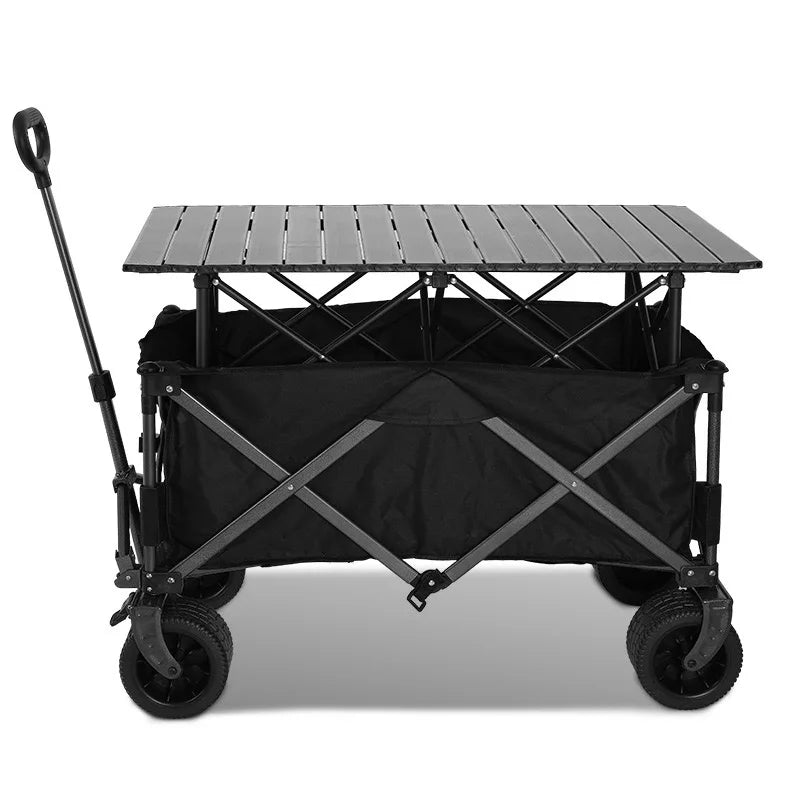 Multipurpose Folding Beach Trolley Cart Camping Ca Foldable Camping Cart Camping Folding Wagon Beach Cart