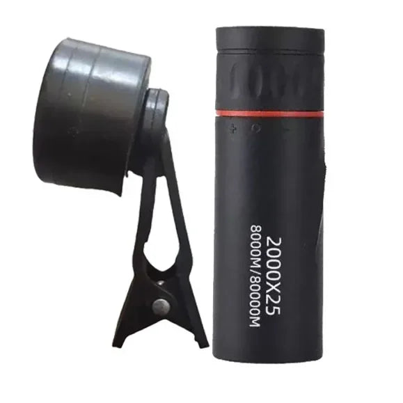 Telescope 2000X25 HD Monocular Telescope Compact Portable for Travel Hiking Fishing Camping Stargazing Concerts Bird Watching