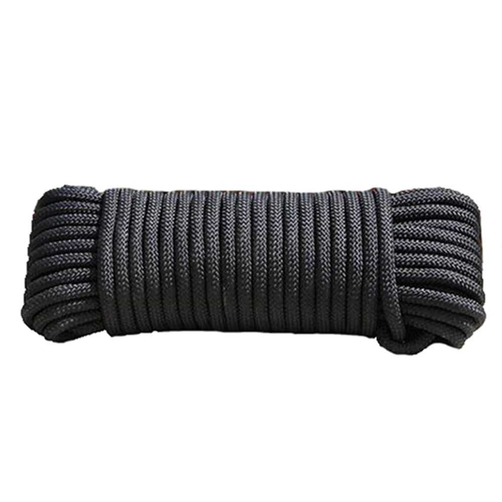 8mm Wide and 10m Long Household Rope, Single Core Solid, Suitable for Outdoor Camping and Hiking