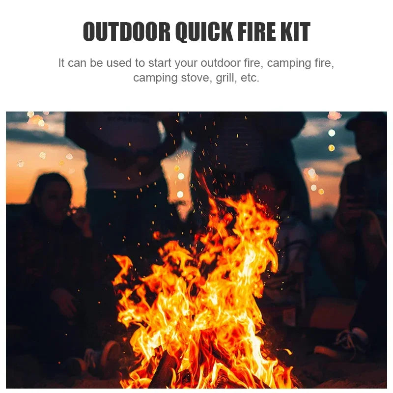 Fatwood Fire Starter Stick Outdoor Fire-making Tools Natural Firestarting Wood Sticks for Camping Hiking Emergency Survival Gear
