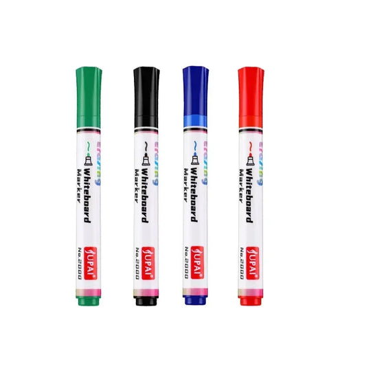 4 Colors Dry Erase Whiteboard Marker Pen Blackboard Erasable Chalk Pens Low Odor White Board Markers Office School Stationery