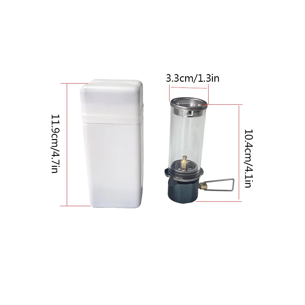 Outdoor Gas Lantern Dreamlike Candle Lamp Portable Tent Lantern Windproof Mantle Lantern Outdoor Camping Lights Tent Lighting
