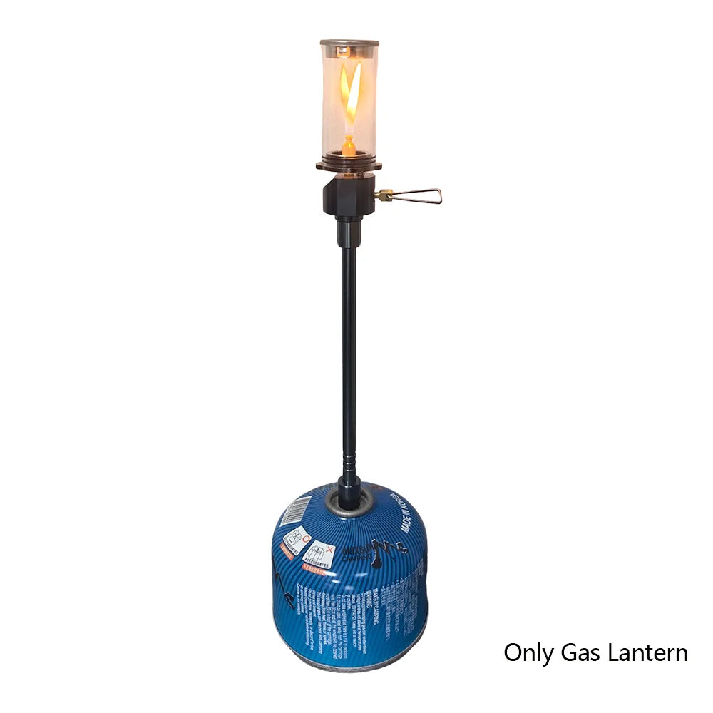 Outdoor Gas Lantern Dreamlike Candle Lamp Portable Tent Lantern Windproof Mantle Lantern Outdoor Camping Lights Tent Lighting