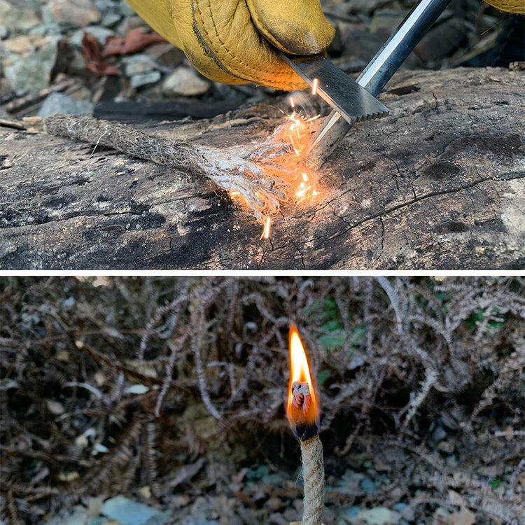 Outdoor Camping Flint Set Waterproof Home Emergency Disaster Prevention Survival Ignition and Lighting Equipment