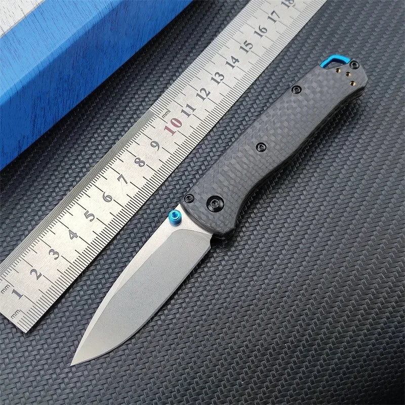 Mini Bugout BM 533-3 Pocket Folding Knife S90V Blade Carbon Fiber Handles Easy To Carry Outdoors Tactical Defense Survival Tools