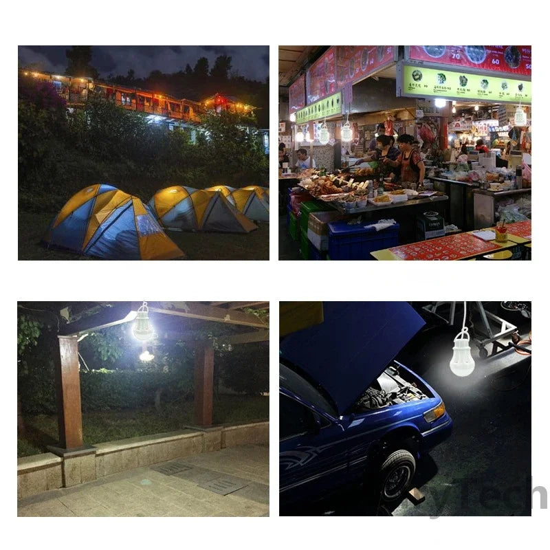 LED Lantern Camp Light Lamp Usb Emergency Bulb Hanging Tent Lamp for Work BBQ Fishing Repair Out Door Camping Equipment