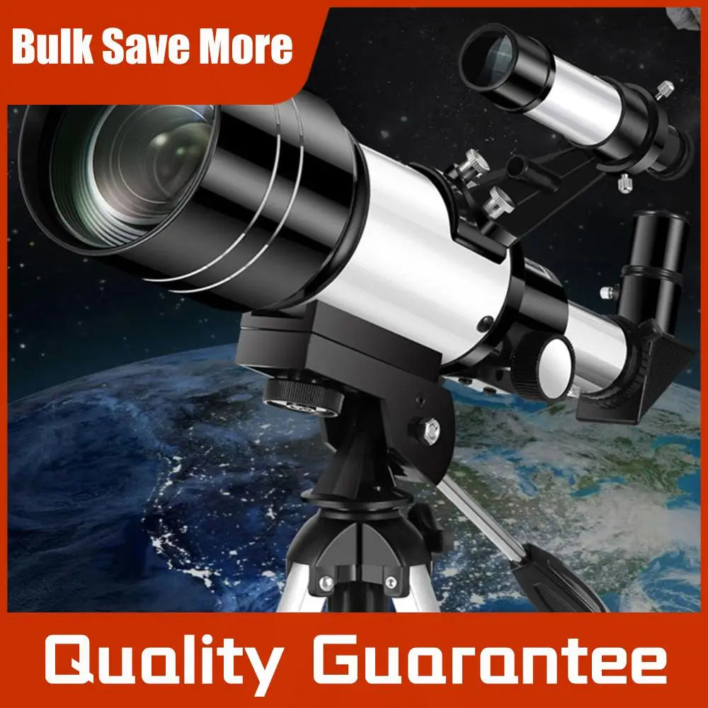 Telescope for Adults&Kids 300mm Portable Telescope 15X-150X Astronomical Refractor Telescopes Astronomy Beginners Gifts