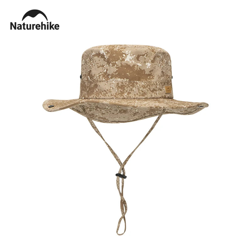 Naturehike 2026 New Camping Hats 7cm Widen Sun Protection Upf50+ Windproof Climbing Cap Folding Hiking Travel Picnic Hat