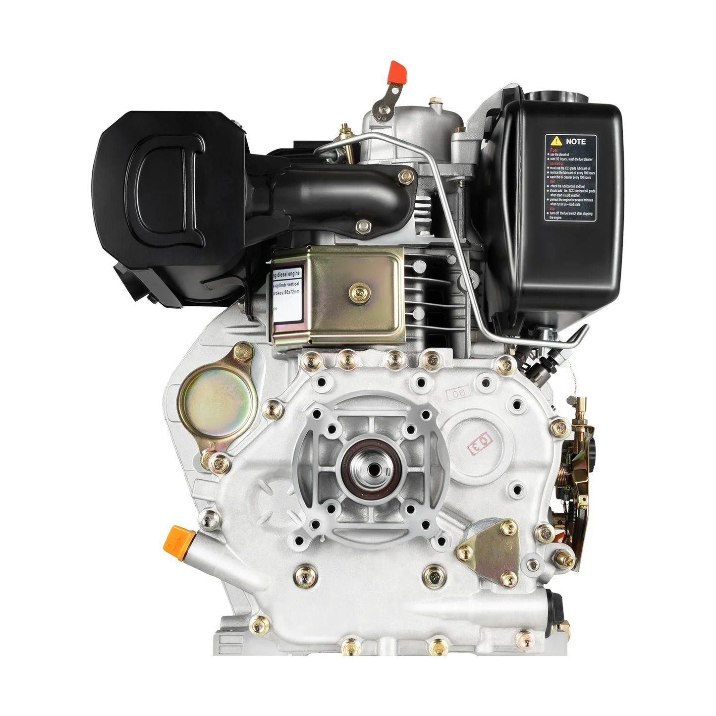 6.3kw  418cc 10 hp single cylinder air-cooled machine, diesel engine, generator motor 3600rpm