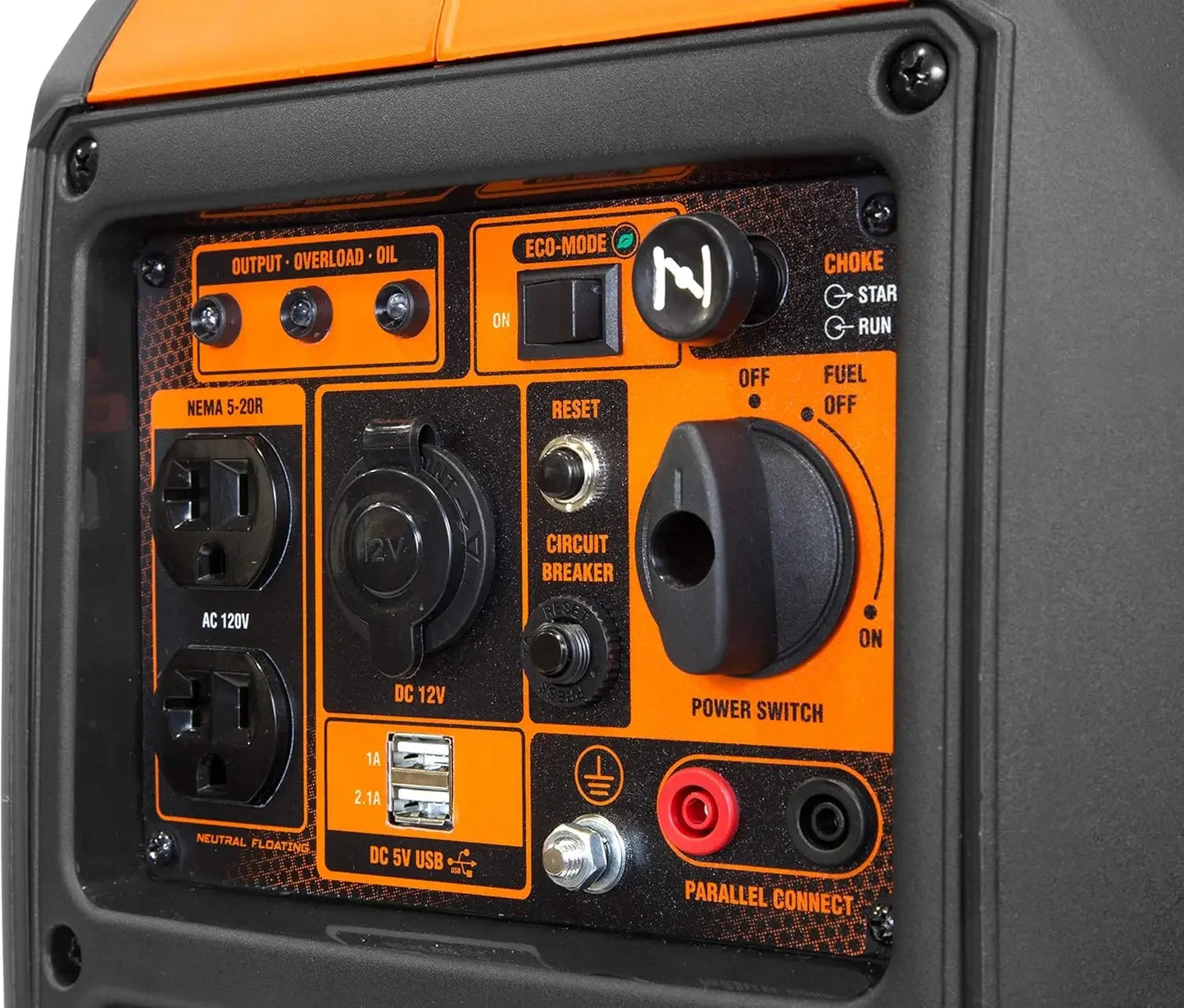 [XMSJ]2350-Watt Inverter Generator, Portable and Super Quiet with Fuel Shut-Off (56235i), 2350 Surge Watts and 1900 Rated Watts