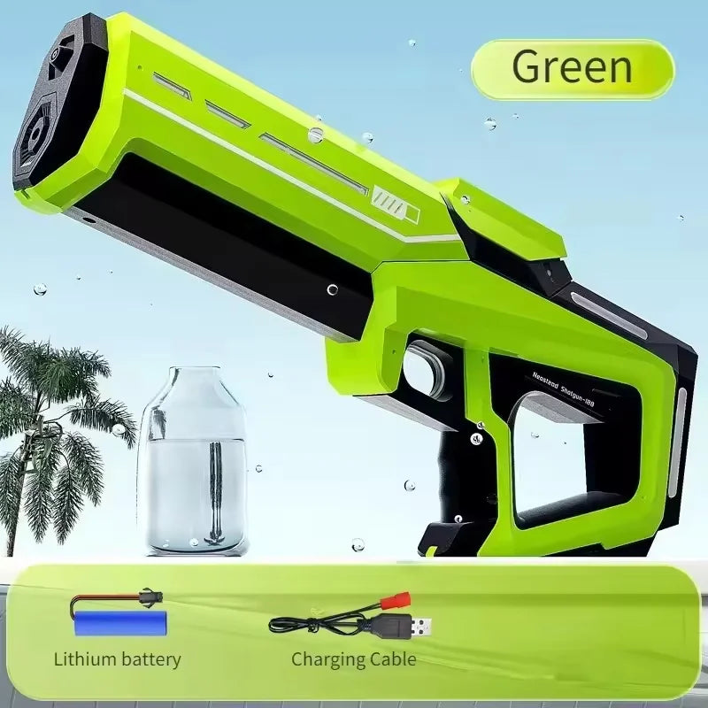 Outdoor Shooting Games Electric Water Gun Toys for Kids Automatically Absorb Water Squirt Guns Children Summer Beach Pool Toy