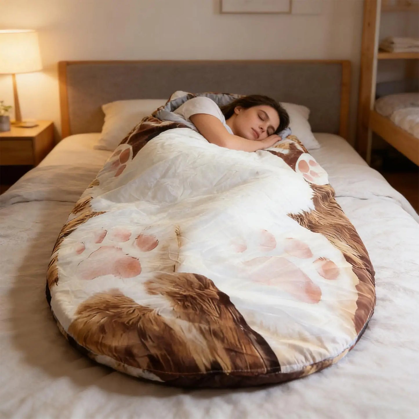 Sleeping Bags For Adults Cute Washable Blanket Cats Envelopes Sleeping Bag For Camping Travel Sleepovers Home Lounging Floor Bed