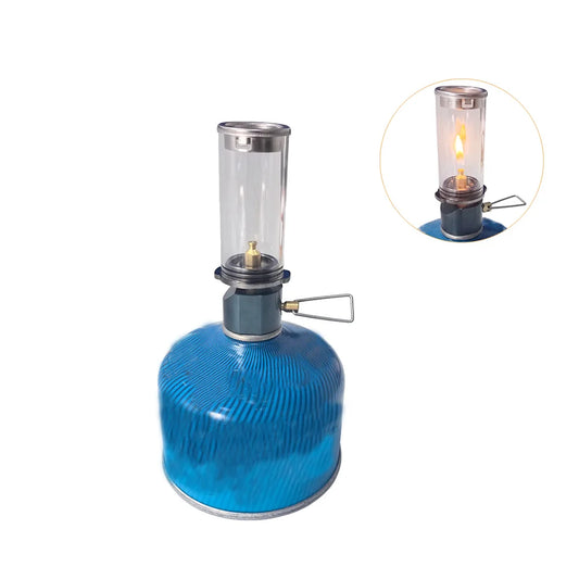 Outdoor Gas Lantern Dreamlike Candle Lamp Portable Tent Lantern Windproof Mantle Lantern Outdoor Camping Lights Tent Lighting