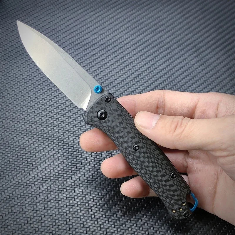 Mini Bugout BM 533-3 Pocket Folding Knife S90V Blade Carbon Fiber Handles Easy To Carry Outdoors Tactical Defense Survival Tools