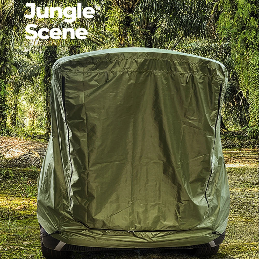 Car Roof Top Tent SUV Awning Sun Shade Waterproof Quick Setup for Outdoor Camping Fishing Picnic Beach Tailgating Travel