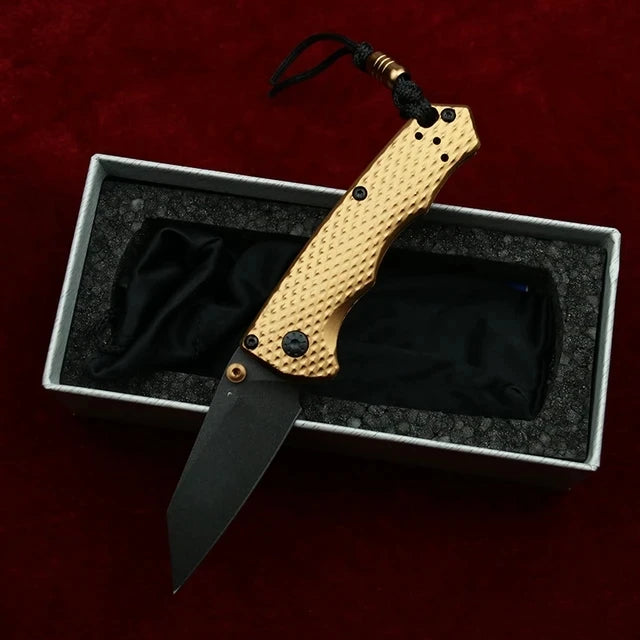 LEMIFSHE Full Immunity 290BK-2 290 Ball Bearing AXISL Aluminum Handle Mark M4 Pocket EDC Tool Camping Hunt Outdoor Folding Knife