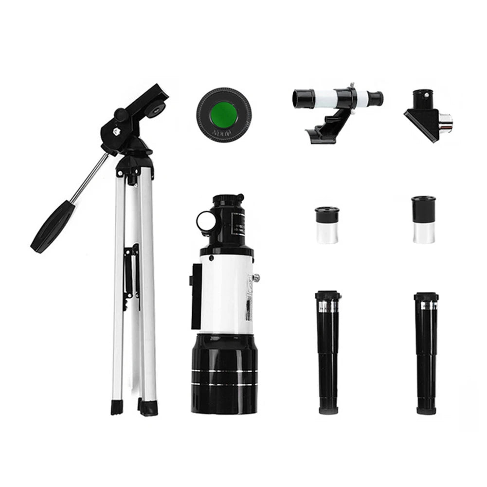 Telescope for Adults&Kids 300mm Portable Telescope 15X-150X Astronomical Refractor Telescopes Astronomy Beginners Gifts