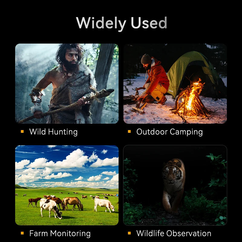 Night Vision Binoculars 7 Gear Infrared Binoculars 10X Digital Zoom 2000mAh 800m Full Dark Telescope Goggles For Hunting Camping