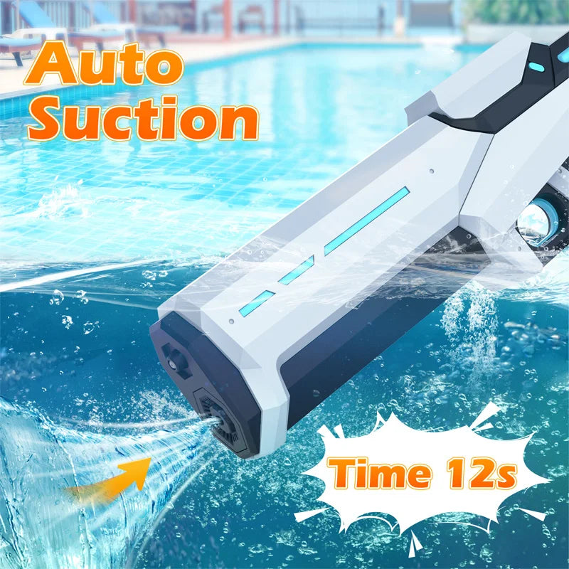 Outdoor Shooting Games Electric Water Gun Toys for Kids Automatically Absorb Water Squirt Guns Children Summer Beach Pool Toy