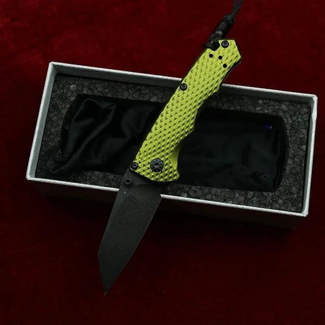 LEMIFSHE Full Immunity 290BK-2 290 Ball Bearing AXISL Aluminum Handle Mark M4 Pocket EDC Tool Camping Hunt Outdoor Folding Knife